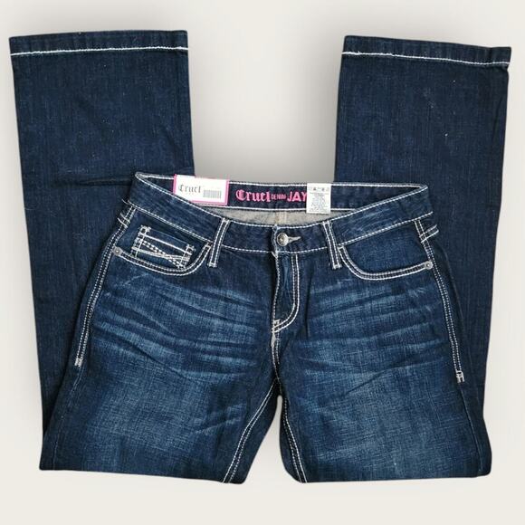 Cruel Denim Jeans Ladies/Juniors Sz 7R Jayley Mid-rise Trouser Bootcut Western - Picture 3 of 8